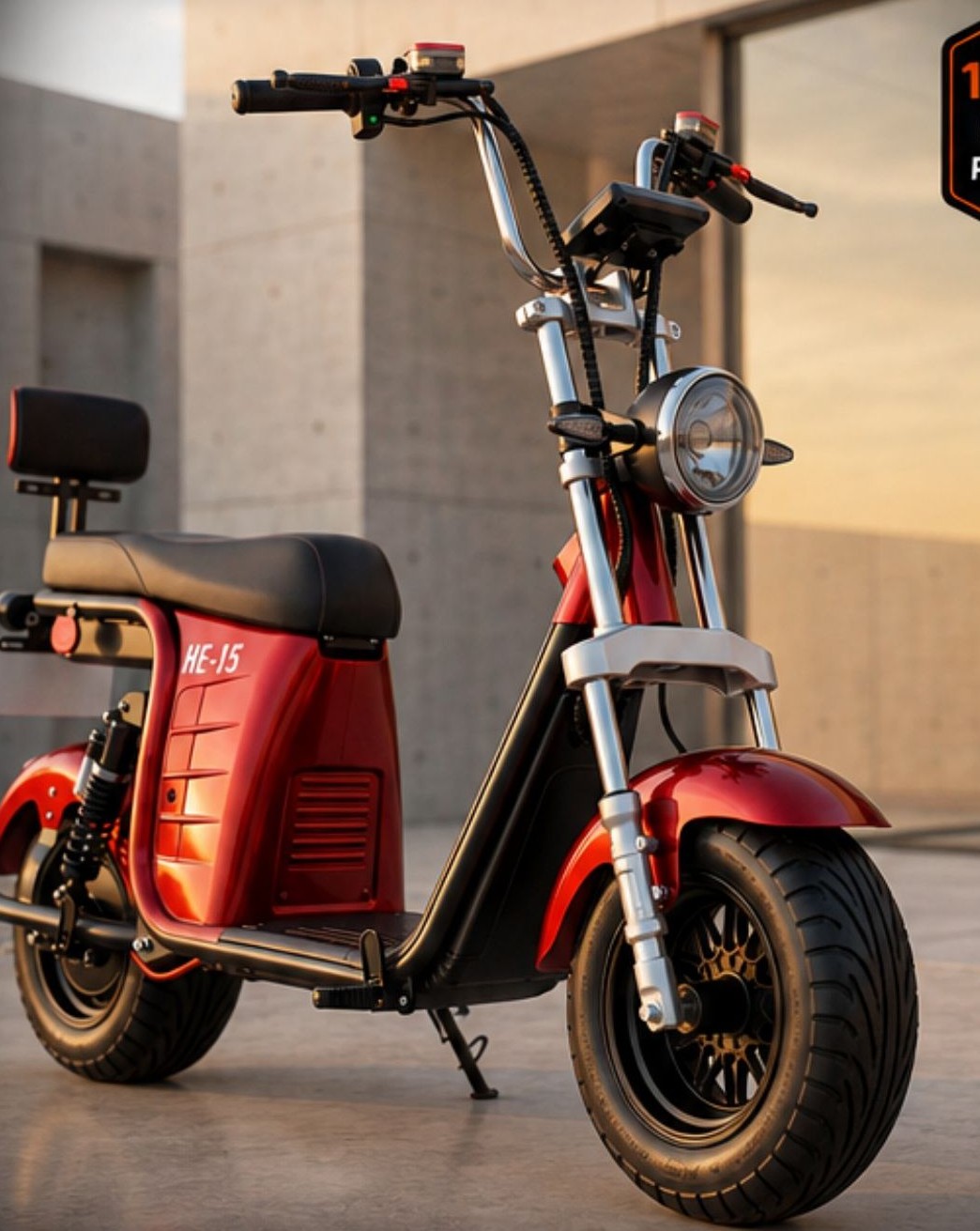 Scooter HE-15 1000W — scooter elétrica GO Scooter